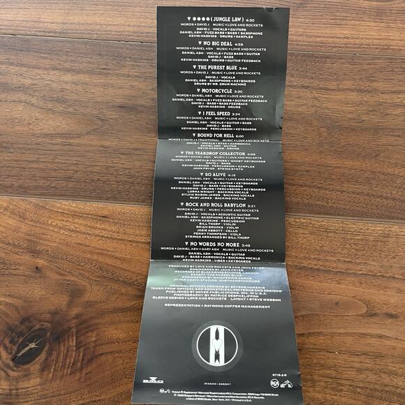 Love And Rockets Self-Titled CD 1989 Beggars Banquet 9715-2-R - Picture 8 of 10